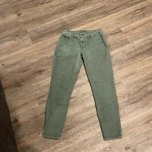Green skinny jeans size S-M from Maurices